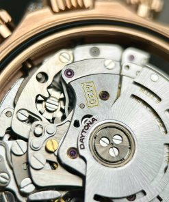 Đồng hồ Rolex Daytona Rainbow 116595 chế tác bọc vàng 18K đính ruby + sapphire + kim cương moissanite 40mm (2)