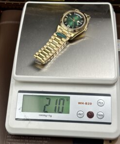 Đồng hồ Rolex nam chế tác Day-Date mặt xanh ombre máy calibre 3255 Thuỵ Sỹ xưởng RC 40mm (2)