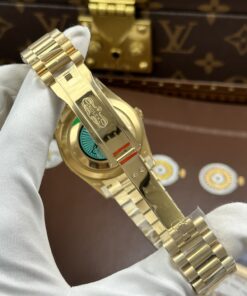 Đồng hồ Rolex nam chế tác Day-Date mặt xanh ombre máy calibre 3255 Thuỵ Sỹ xưởng RC 40mm (2)