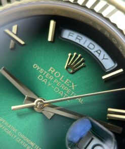 Đồng hồ Rolex nam chế tác Day-Date mặt xanh ombre máy calibre 3255 Thuỵ Sỹ xưởng RC 40mm (2)