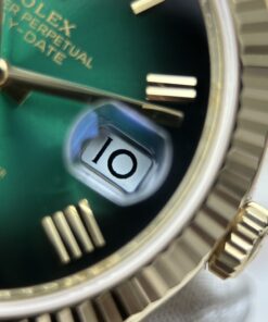 Đồng hồ Rolex nam chế tác Day-Date mặt xanh ombre máy calibre 3255 Thuỵ Sỹ xưởng RC 40mm (2)