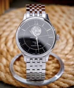 Đồng hồ Tissot Tradition Open Heart Powermatic 80 Mặt Đen Máy Lộ Cơ Fake 11 40mm