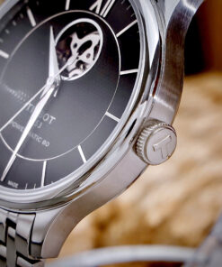 Đồng hồ Tissot Tradition Open Heart Powermatic 80 Mặt Đen Máy Lộ Cơ Fake 11 40mm