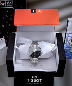 Đồng hồ Tissot Tradition Open Heart Powermatic 80 Mặt Đen Máy Lộ Cơ Fake 11 40mm