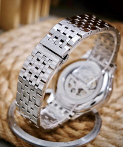 Đồng hồ Tissot Tradition Open Heart Powermatic 80 Mặt Đen Máy Lộ Cơ Fake 11 40mm