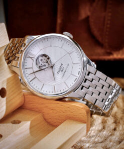 Đồng hồ Tissot Tradition Open Heart Powermatic 80 Mặt Trắng Máy Lộ Cơ Fake 11 40mm