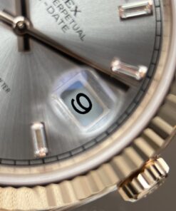 Đồng hồ nam Rolex Day-Date Replica 11 mặt bạc bộ chuyển động calibre 3255 xưởng RC 40mm (2)