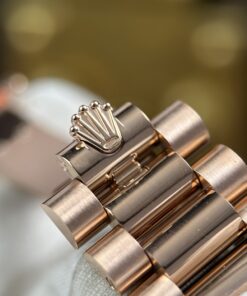 Đồng hồ nam Rolex Day-Date Replica 11 mặt xanh lá cây máy calibre 3255 Thuỵ Sỹ xưởng RC 40mm (2)