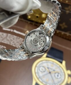 Đồng hồ nữ Omega De Ville Prestige Rep 11 mặt số màu xanh dương máy cơ tự động 34mm (1)