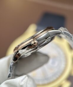 Đồng hồ nữ Omega De Ville Prestige Rep 11 mặt số màu xanh dương máy cơ tự động 34mm (1)