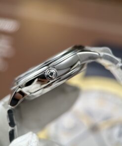 Đồng hồ nữ Omega Replica cao cấp De Ville Prestige mặt số màu hồng phun cát 34mm (2)