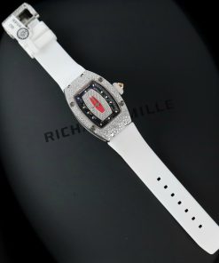 Đồng hồ nữ Richard Mille RM007 chế tác đính full kim cương moissanite HongKong 36mm (2)