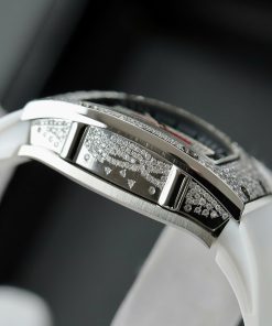 Đồng hồ nữ Richard Mille RM007 chế tác đính full kim cương moissanite HongKong 36mm (2)