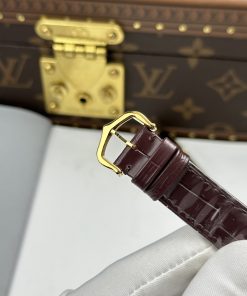 Đồng hồ Cartier Santos Dumont Replica 11 mặt trắng cọc số la mã 43.5×31 (1)