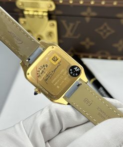 Đồng hồ Cartier Santos Dumont Replica 11 mặt xám cọc số học trò 43.5×31 (2)