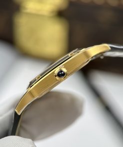 Đồng hồ Cartier Santos Dumont Replica 11 mặt xám cọc số học trò 43.5×31 (2)