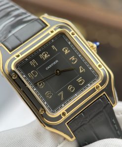 Đồng hồ Cartier Santos Dumont Replica 11 mặt xám cọc số học trò 43.5×31 (2)