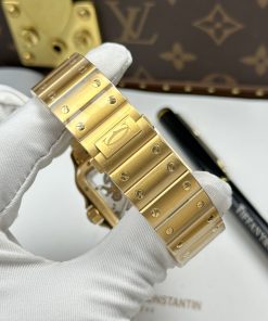 Đồng hồ Cartier Santos Replica 11 mặt lộ cơ bộ máy cót thủ công 39 (2)