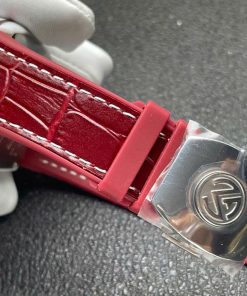 Đồng hồ Franck Muller Vanguard V45 Rep 11 vỏ gốm trắng mặt số màu đỏ xưởng ABF 45mm (2)