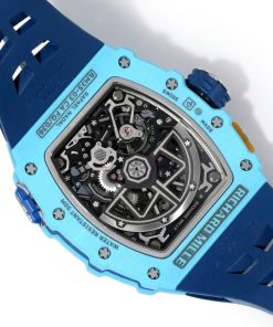 Đồng hồ Richard Mille Rep cao cấp RM35-03 màu xanh pastel dây cao su 43 (2)