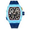 Đồng hồ Richard Mille Rep cao cấp RM35-03 màu xanh pastel dây cao su 43 (2)