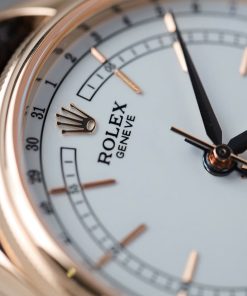 Đồng hồ Rolex Cellini Moonphase 50535 chế tác vỏ bọc vàng thật dây da 39mm (2)