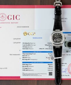Đồng hồ nam Patek Philippe Nautilus 5724 Replica 11 đính moissanite baguette HongKong 40mm (2)