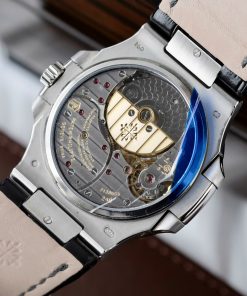 Đồng hồ nam Patek Philippe Nautilus 5724 Replica 11 đính moissanite baguette HongKong 40mm (2)