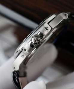 Đồng hồ nam Patek Philippe Nautilus 5724 Replica 11 đính moissanite baguette HongKong 40mm (2)